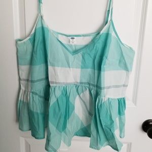 BNWT Old Navy peplum tank top